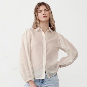 Banana Republic Puff-Sleeve Blouse
